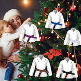 MoonArt Personalized Jiu Jitsu Ornament Brazilian Jiu Jitsu Gift Hanging for Men Jiu Jitsu Custom Name Wood Jiu Jitsu Christmas Ornament for Xmas 2022 Gift for Sensei Instructor Wood Ornaments (JJ1)